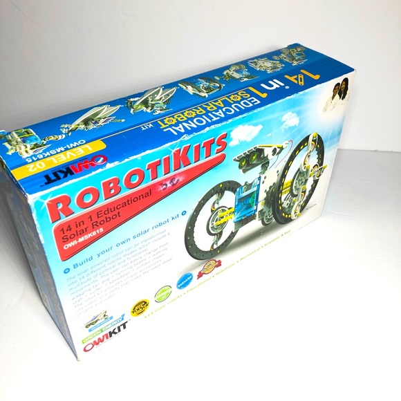 OWIKIT 14 in 1 Solar Powered Robot DIY Transformer - Picture 1 of 5
